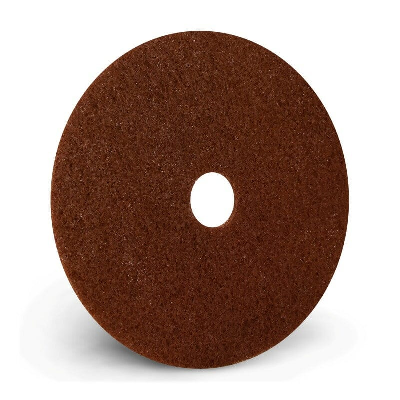 Brown Strip Stripping Pad - Circular - 5 Pack Americo Manufacturing Company 