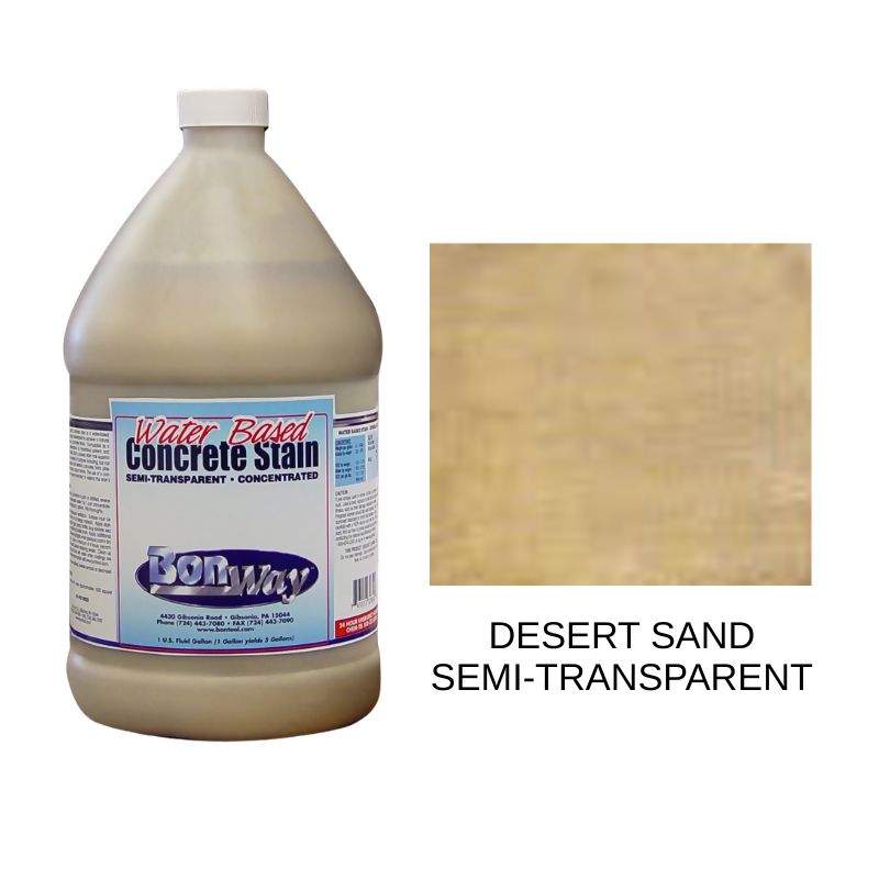 Bon Concrete Stain (Concentrate) Supplies Bon Tool Desert Sand - Semi-Transparent 1 Gallon 