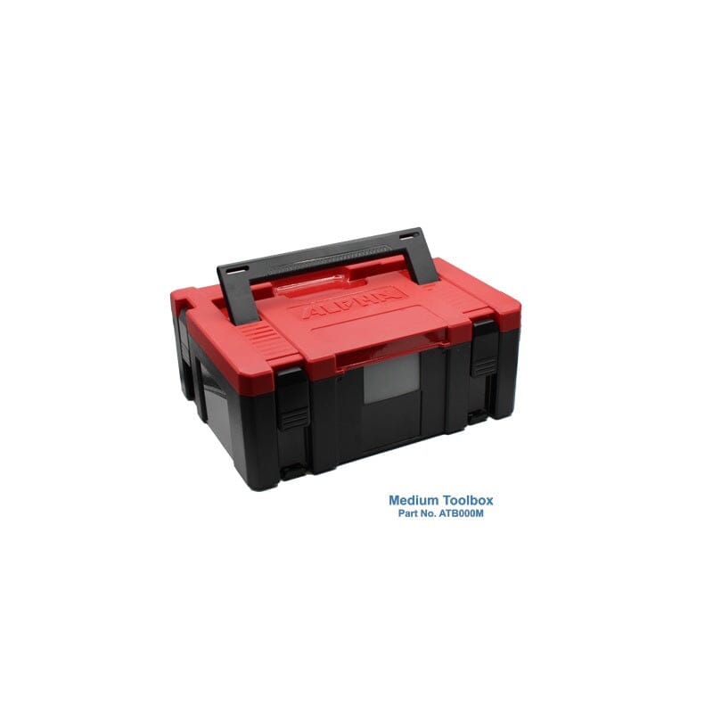 Stackable Tool Boxes by Alpha Alpha Professional Tools Medium Box - 16" x 12" x 7" 