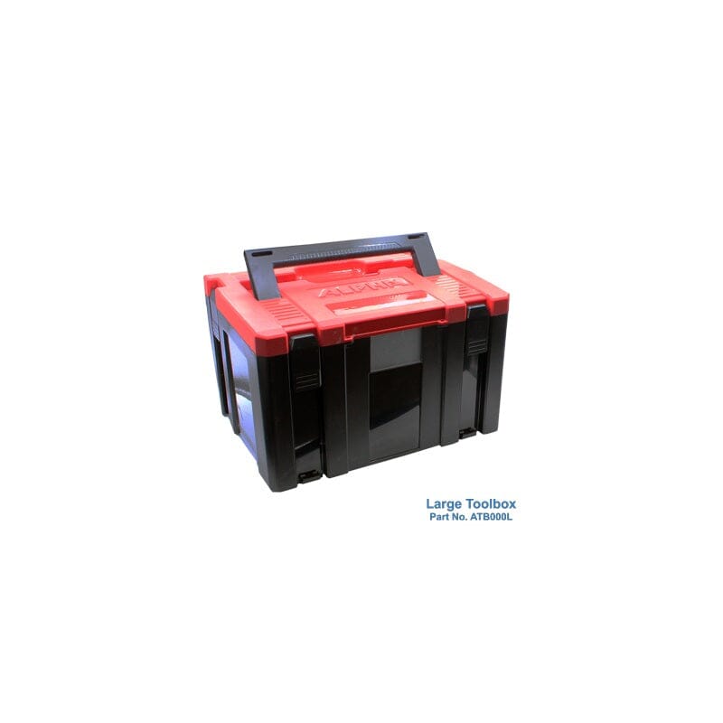 Stackable Tool Boxes by Alpha Alpha Professional Tools Large Box - 16" x 12" x 10" 