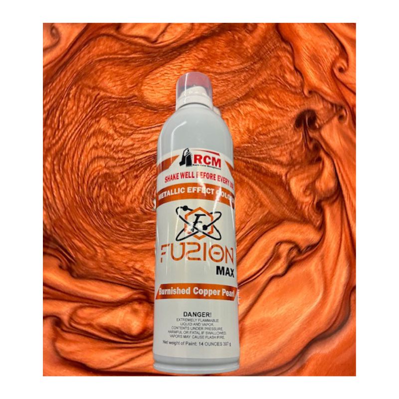 RCM Fuzion Spray Mica-Infused Metallic Spray Resin Color Management Fuzion Mica Spray Burnished Copper Pearl 8 oz