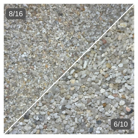 Supreme White Swimming Pool Pebbles - 50 lb Consolidated Aggregates 