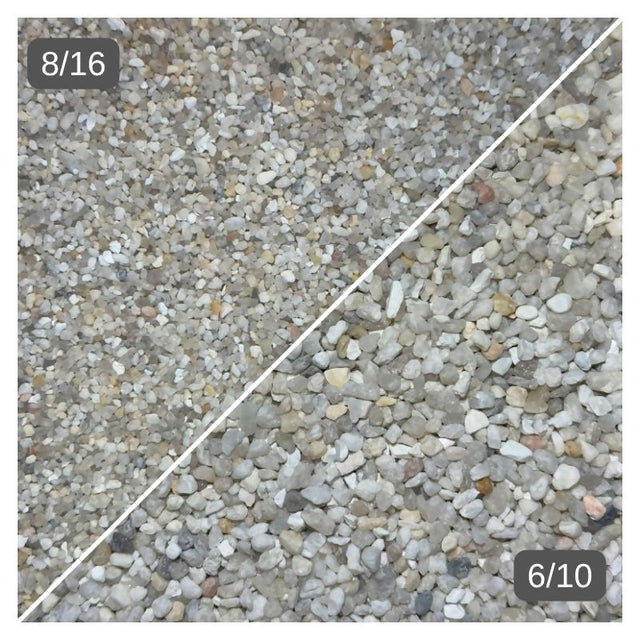 Supreme White Swimming Pool Pebbles - 50 lb Consolidated Aggregates 