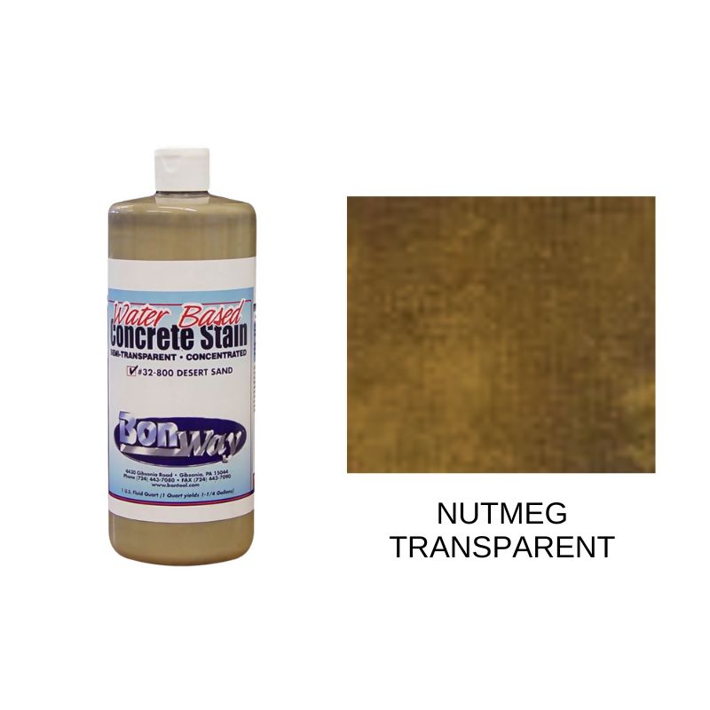 Bon Concrete Stain (Concentrate) Supplies Bon Tool Nutmeg - Transparent 1 Quart 