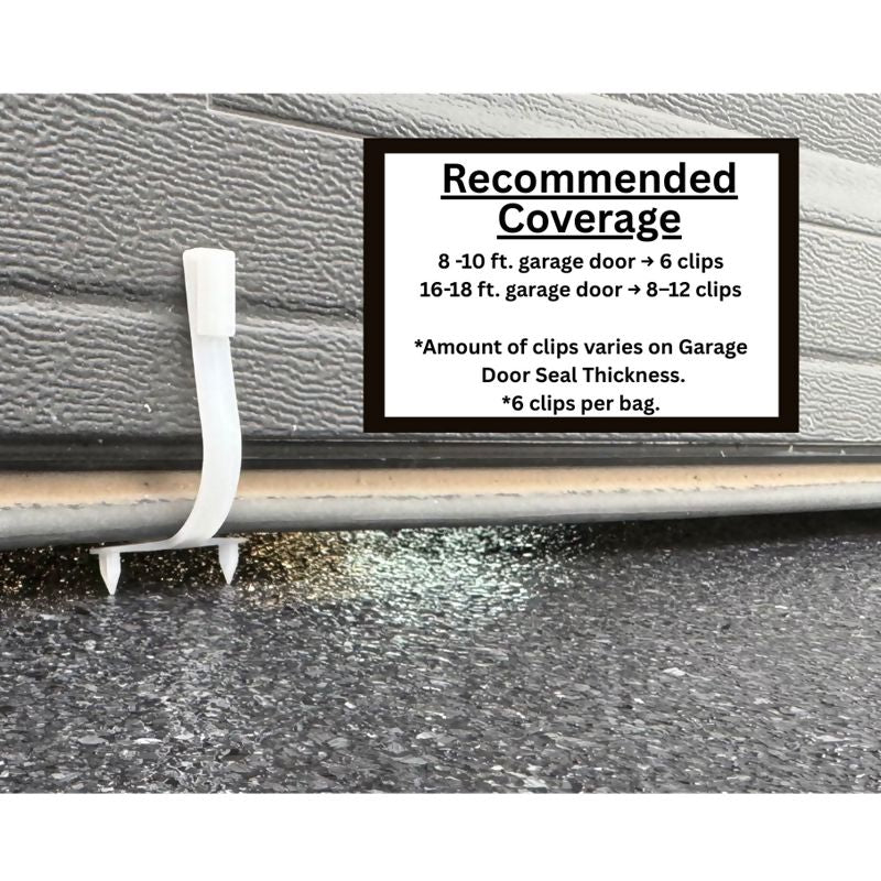 Garage Door Jack – Reusable Garage Door Lift Clips for Floor Coatings – 6-Pack Evermade Distributions 