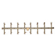 230K BTU 30.5" x 7" Tree-Style Brass Burner for Firepits Warming Trends 
