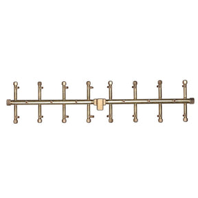 230K BTU 30.5" x 7" Tree-Style Brass Burner for Firepits Warming Trends 