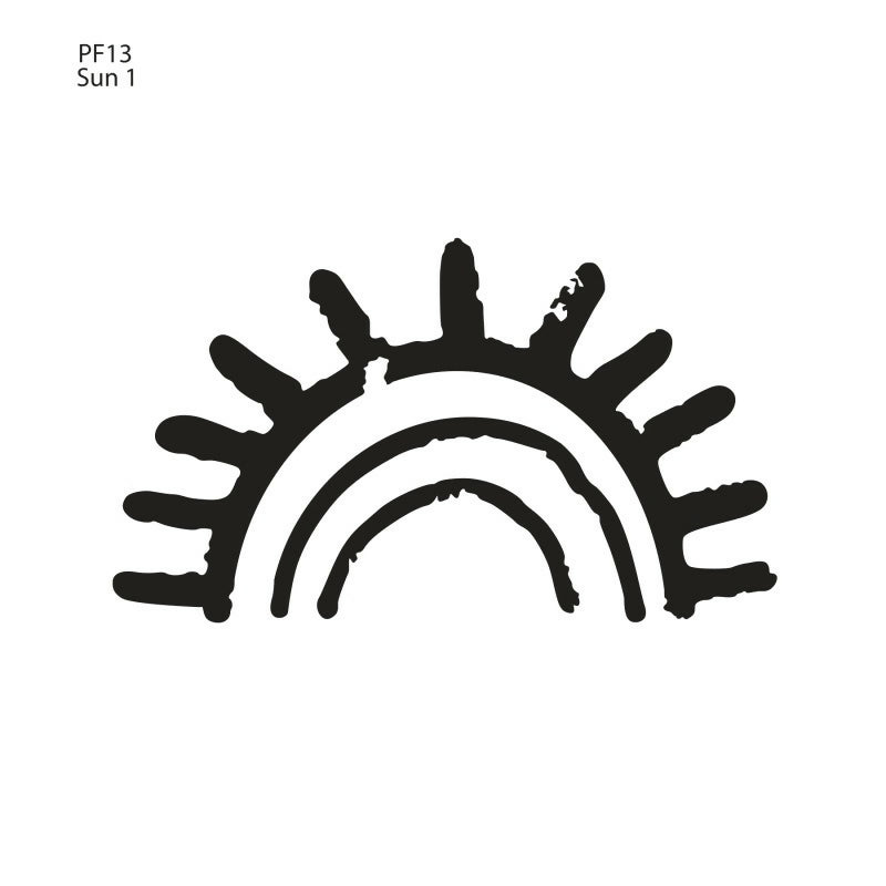 PF13 Sun 1 - Flattoo Stencil