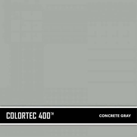 ColorTec 400 Pigmented Solvent-Based Polyurethane Surecrete 1 Gallon Kit Concrete Gray 