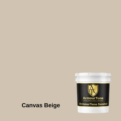 ArmourTone Sanded - Colored Texture Coating - 5 Gallon ArmourTone Canvas Beige 