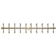 290K BTU 38.75” x 7" Tree-Style Brass Burner for Firepits Warming Trends 