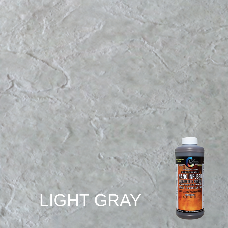 Classic Nano Infused Semi-Transparent Decorative Concrete Water-Based Stain - 1 Quart - Concentrate