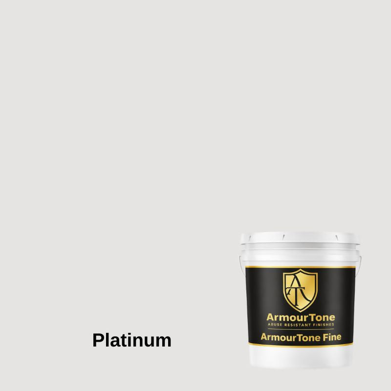 ArmourTone Fine - Colored Texture Coating ArmourTone 1 Gallon Platinum 