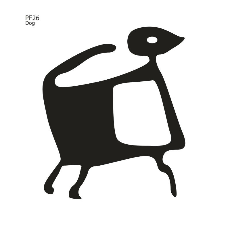 PF26 Dog - Flattoo Stencil