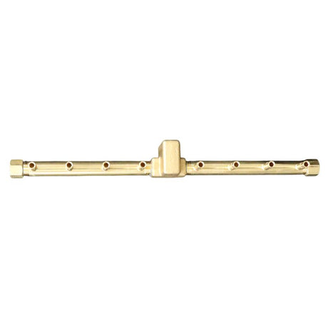 90K BTU 18" Linear Brass Burner for Firepits Warming Trends 