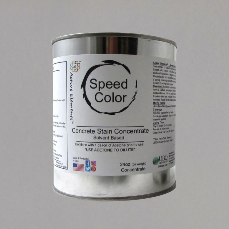 Speed Color - Acetone Dye - Concentrate Engrave-A-Crete 1 Gallon Smoke 