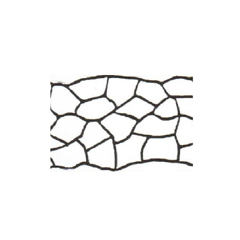 Flagstone Pattern - Adhesive-backed Stencil Roll - 500 sq ft