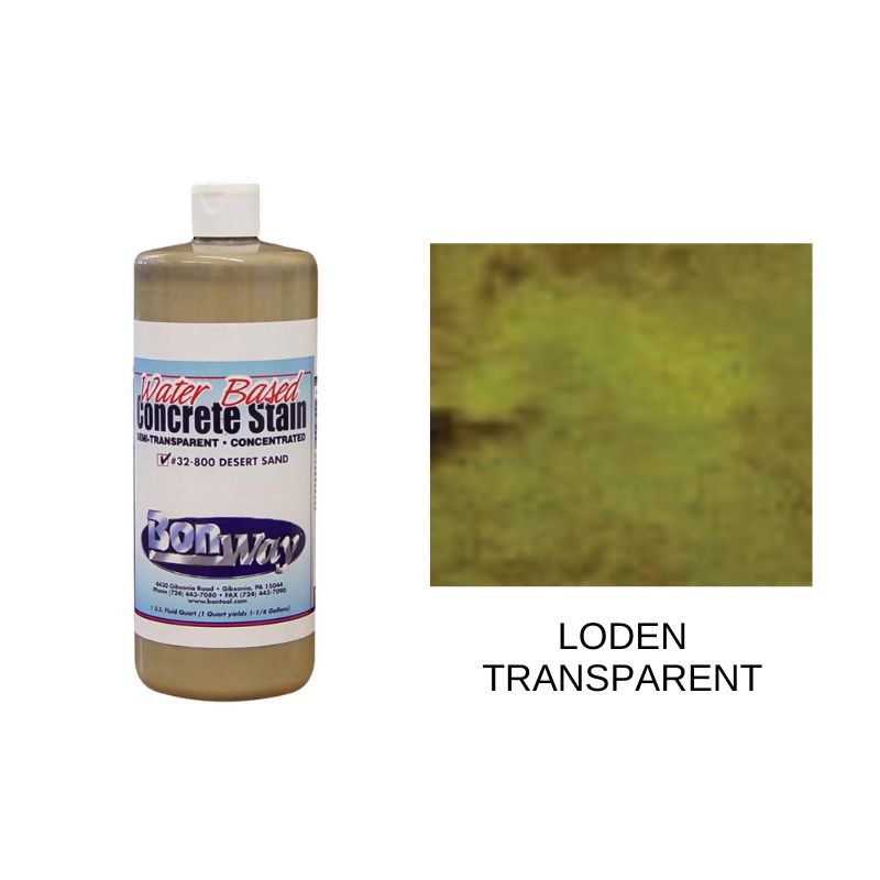 Bon Concrete Stain (Concentrate) Supplies Bon Tool Loden - Transparent 1 Quart 