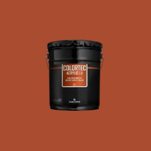 Colortec Acrylic LV Pigmented Outdoor Acrylic Sealer - Low VOC Surecrete 1 Gallon Tile Red 