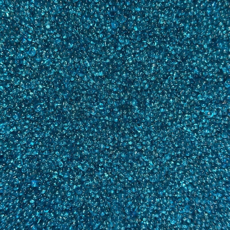 Turquoise Glass Bead - Swimming Pool Aggregate - 50 lb Consolidated Aggregates 