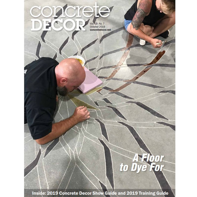 Concrete Decor Magazine - Vol. 19 Issue 7 - October 2019 Back Issues Concrete Decor Store 