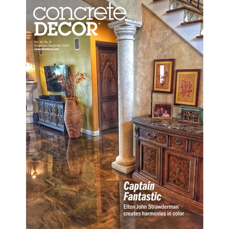 Concrete Decor Magazine - Vol. 19 Issue 8 - November/December 2019 Back Issues Concrete Decor Store 