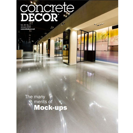 Concrete Decor Magazine - Vol. 20 Issue 1 - January 2020 Back Issues Concrete Decor Store 