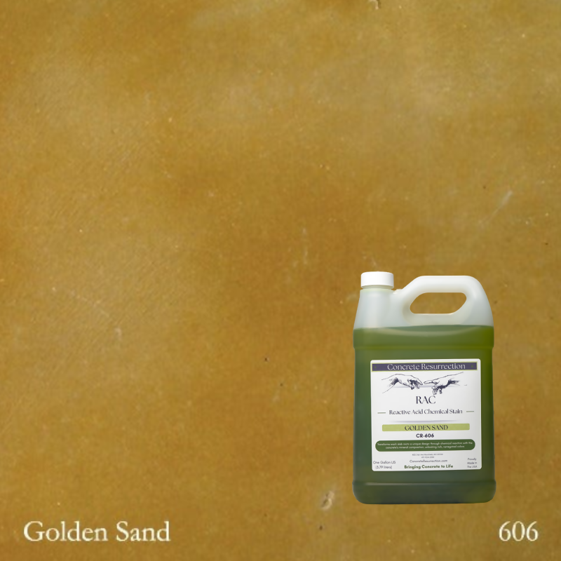 Reactive Acid Chemical (RAC) Concrete Stain