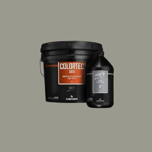 ColorTec 500 Pigmented Concrete Floor Epoxy Surecrete Smoke 