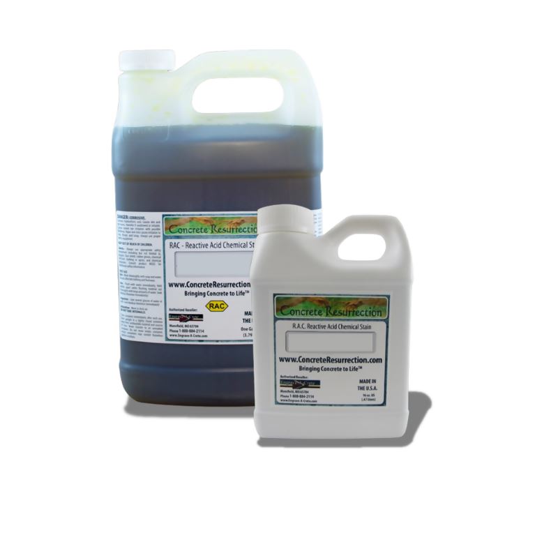 Reactive Acid Chemical (RAC) Concrete Stain Engrave-A-Crete 