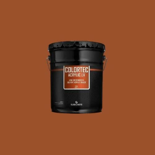 Colortec Acrylic LV Pigmented Outdoor Acrylic Sealer - Low VOC Surecrete 1 Gallon Terra Cotta 