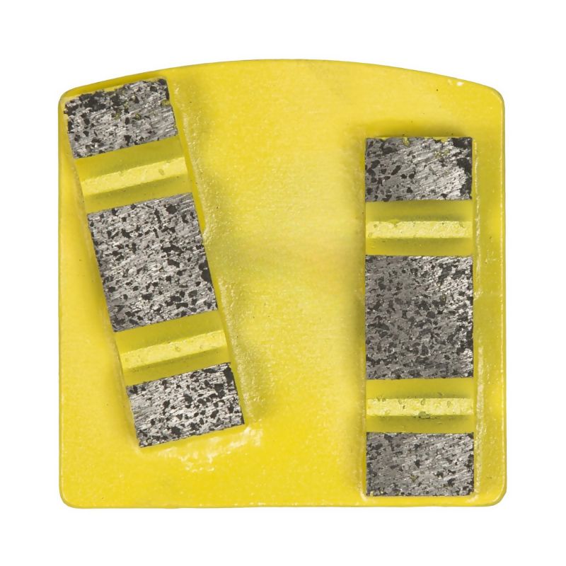 Scanmaskin WS Diamond 12mm Double Tools (Set of 9) Scanmaskin USA Inc. #16/20 Super Soft Concrete (Yellow) 