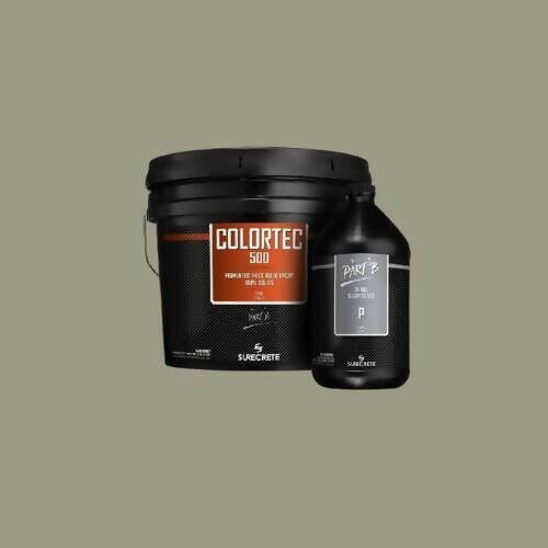 ColorTec 500 Pigmented Concrete Floor Epoxy Surecrete Putty 