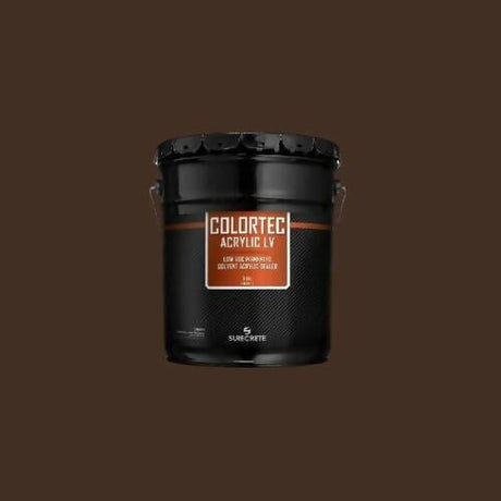 Colortec Acrylic LV Pigmented Outdoor Acrylic Sealer - Low VOC Surecrete 1 Gallon Dark Walnut 