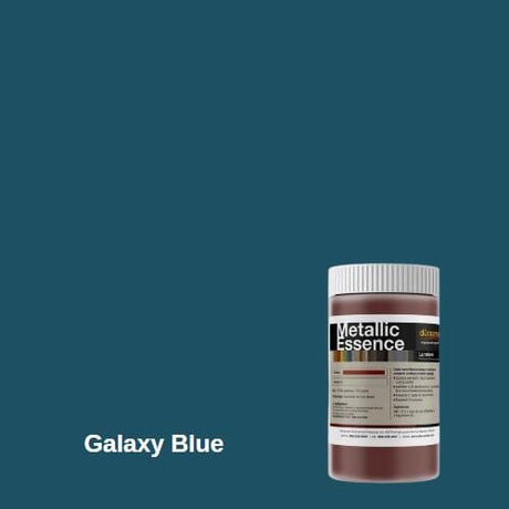 Lumiere Designer Metallic Epoxy Floor Kit - 1000 Square Foot Duraamen Engineered Products Inc Perdure U45 - Polyurethane Matte Galaxy Blue 