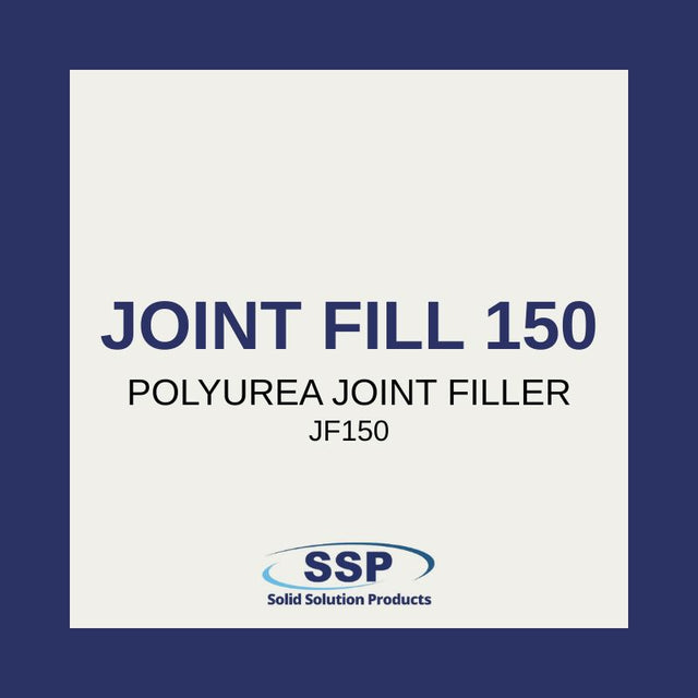 Joint Fill 150 - 100% Polyurea Self-Leveling Concrete Joint & Crack Filler - 10 Gallon Kit Solid Solution Products Black 