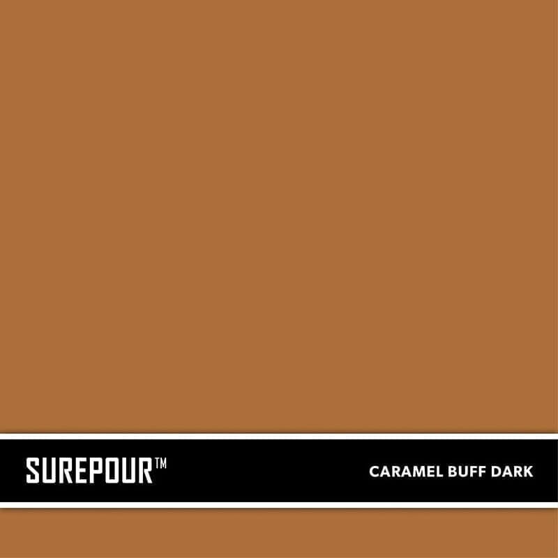 SurePour Concrete Integral Color Sacks for Fresh Concrete 10lb. Surecrete Carmel Buff - Dark (2 bags) 
