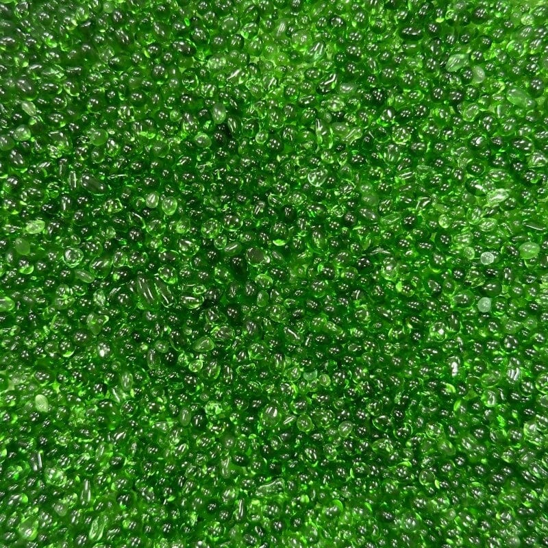 Emerald Green Glass Bead - Swimming Pool Aggregate - 20 lb Consolidated Aggregates 