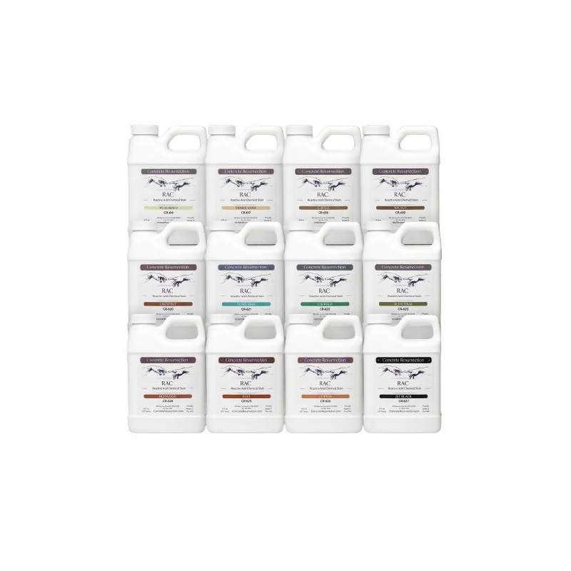 Reactive Acid Chemical (RAC) Concrete Stain