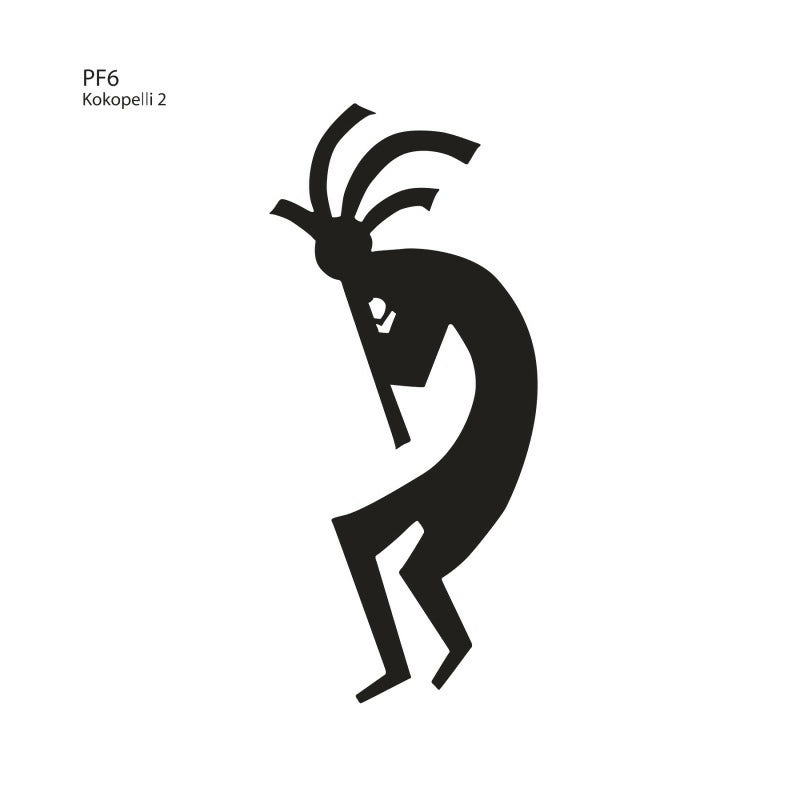 PF6 Kokopelli 2 - Flattoo Stencil