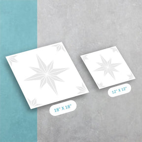Davis Star Pattern - Adhesive-Backed Stencil Supplies FloorMaps Inc. 
