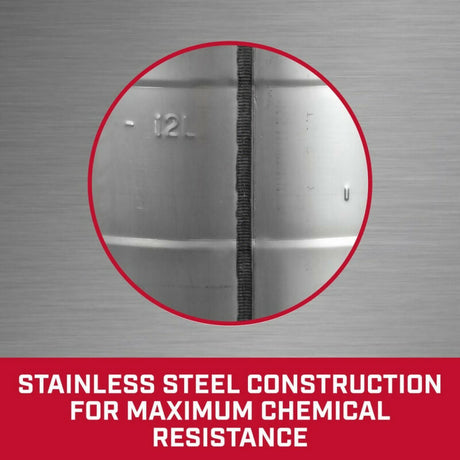 3.5-Gallon Xtreme Stainless Steel Concrete Open Head Sprayer