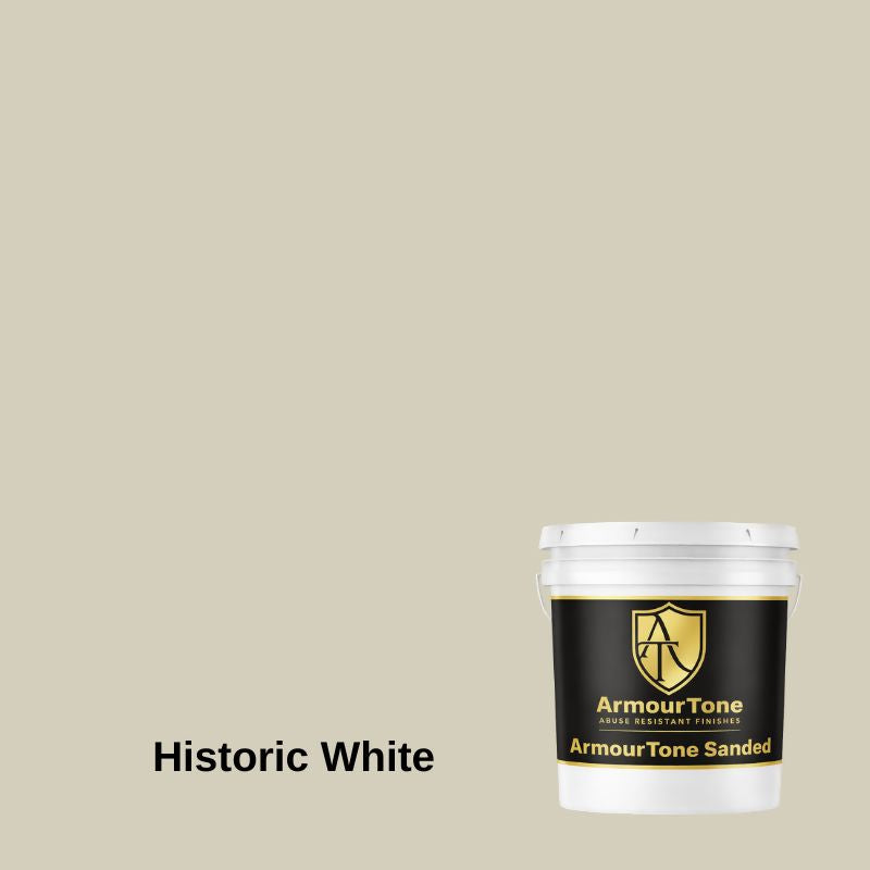 ArmourTone Sanded - Colored Texture Coating - 5 Gallon ArmourTone Historic White 
