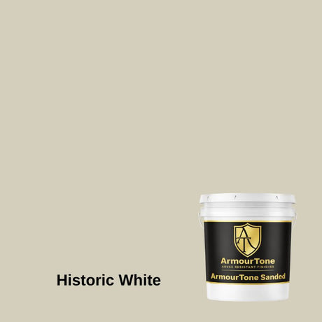 ArmourTone Sanded - Colored Texture Coating - 5 Gallon ArmourTone Historic White 