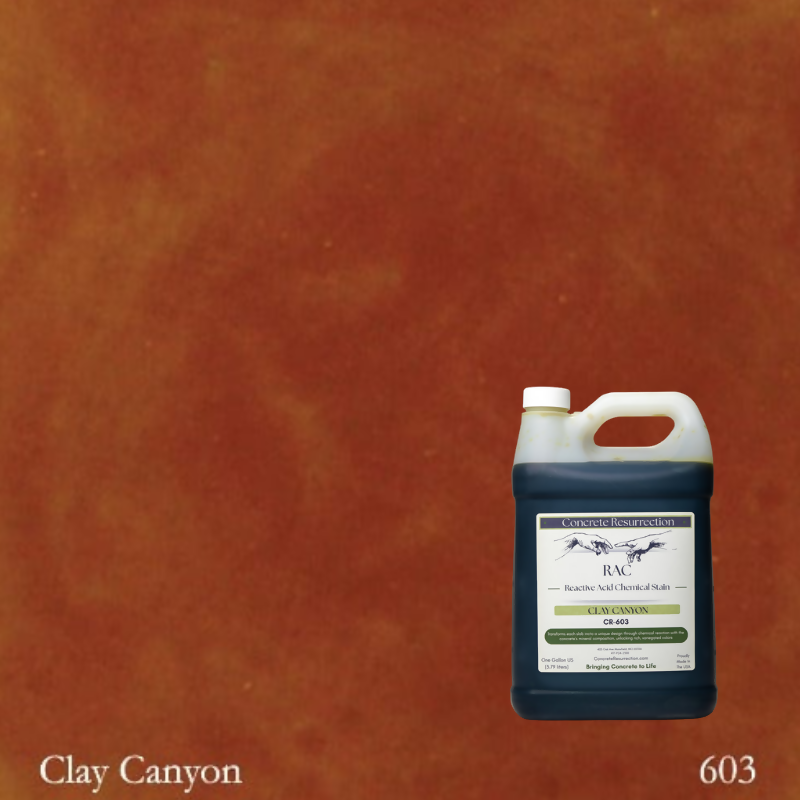 Reactive Acid Chemical (RAC) Concrete Stain