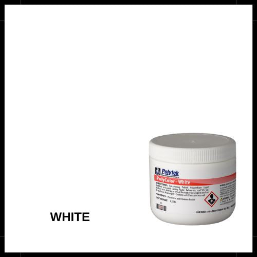 PolyColor Dyes Polytek Development Corp 0.25-lb Unit White 