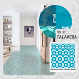 Talavera Pattern - Adhesive-Backed Stencil