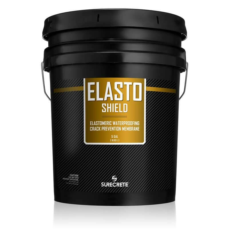 Elasto-Shield – Concrete Waterproofing Rubberlike Coating Surecrete 5 gallon 