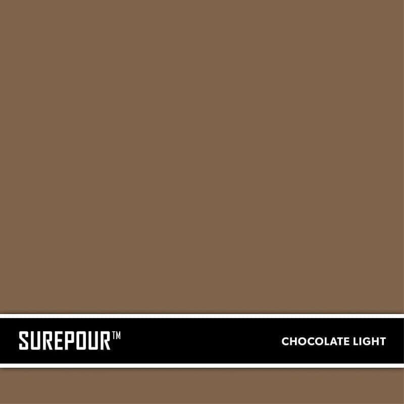 SurePour Concrete Integral Color Sacks for Fresh Concrete 10lb. Surecrete Chocolate - Light 