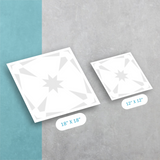 Terra Lumen Pattern - Adhesive-Backed Stencil